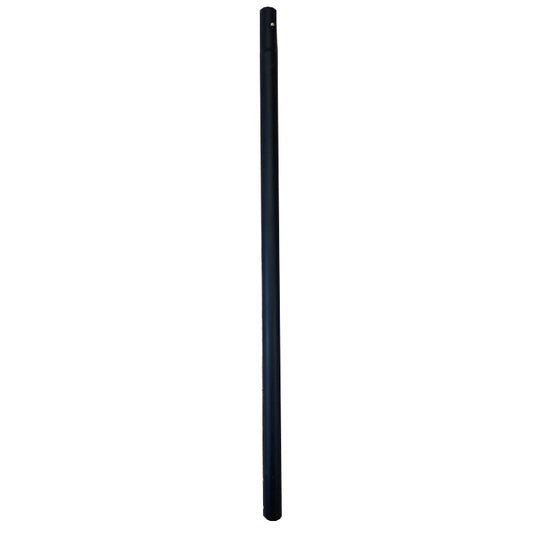 A dark grey replacement bottom pole for a crank and tilt parasol.