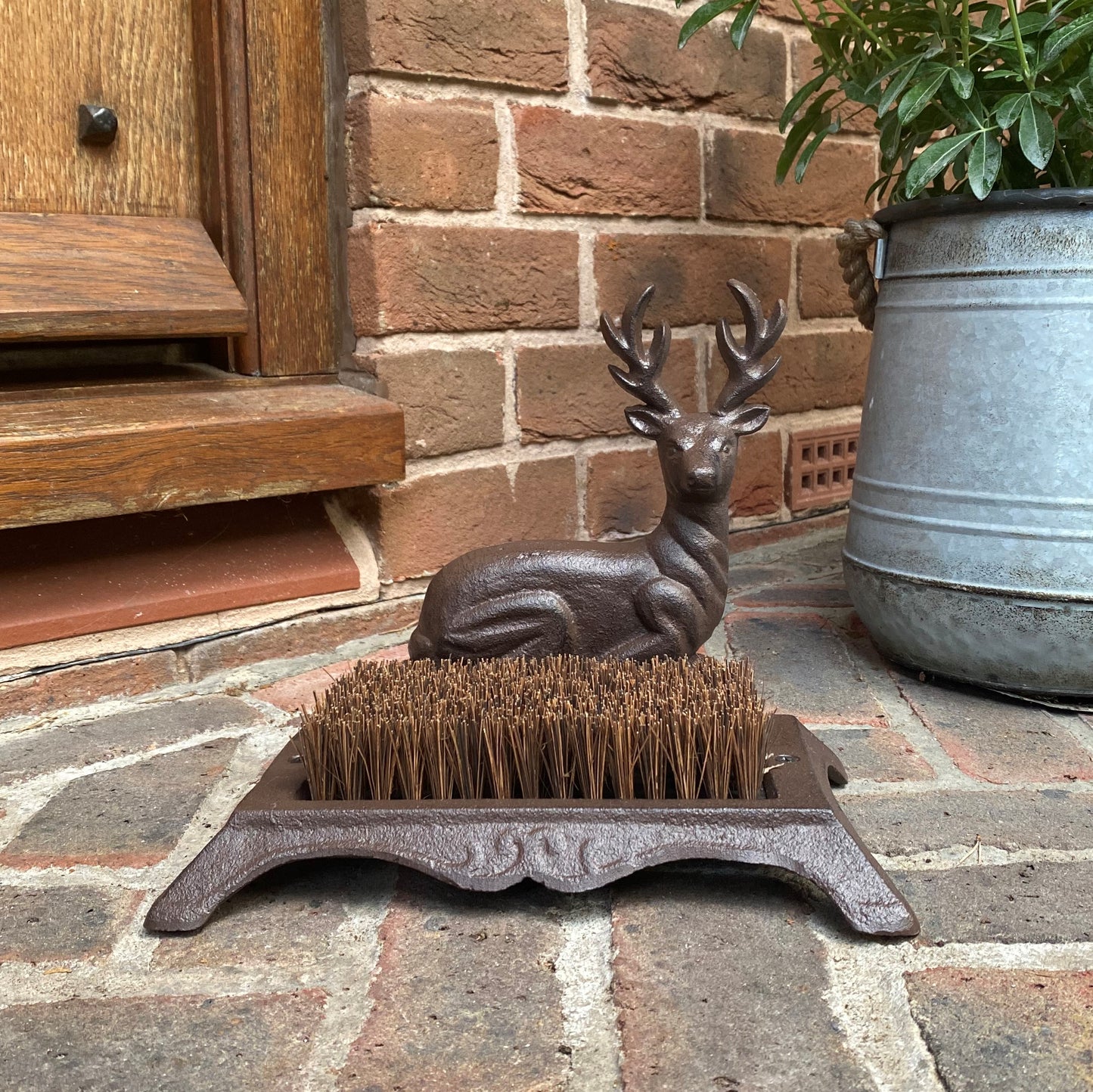 Cast Iron Stag Boot Brush Scraper