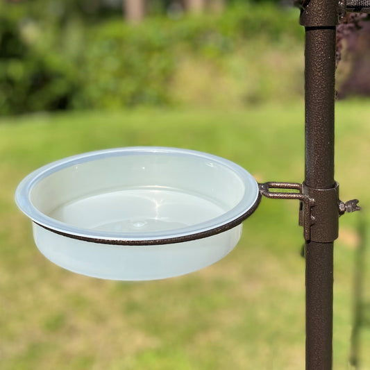 Water Dish & Bird Bath Bracket for Selections Metal Bird Feeding Stations