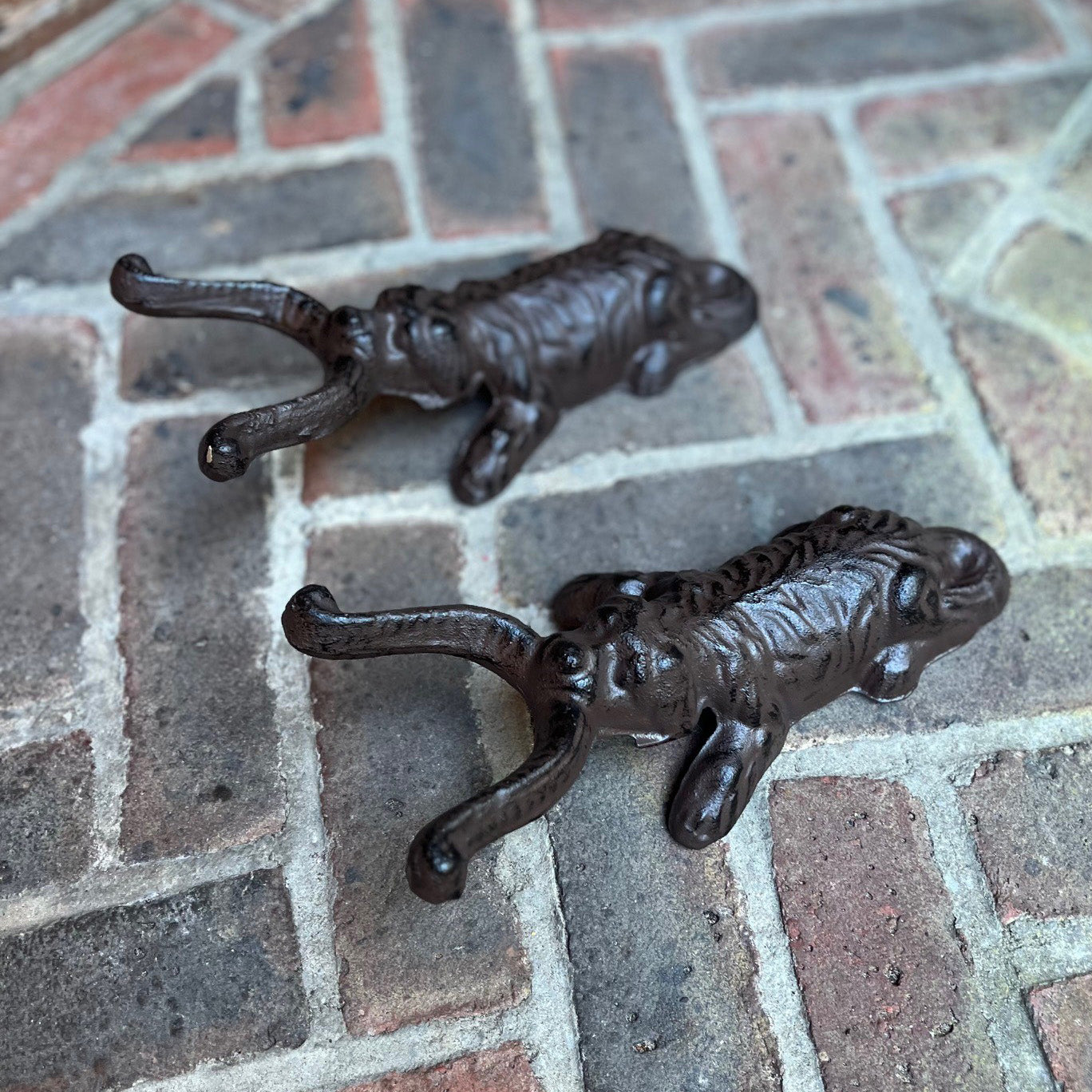 Cast Iron Dog Shape Boot Jack Vintage Wellington Boot Remover