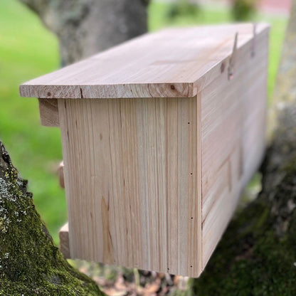 Sparrow Colony Terrace Wooden Nesting Box with Removable Nest Fronts