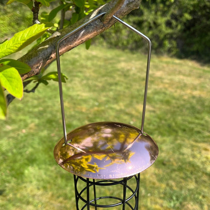 2 x Copper Style Hanging Bird Suet Fat Ball Feeder