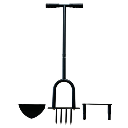3 in 1 Lawn Aerator, Hollow Tine Aerator & Edger