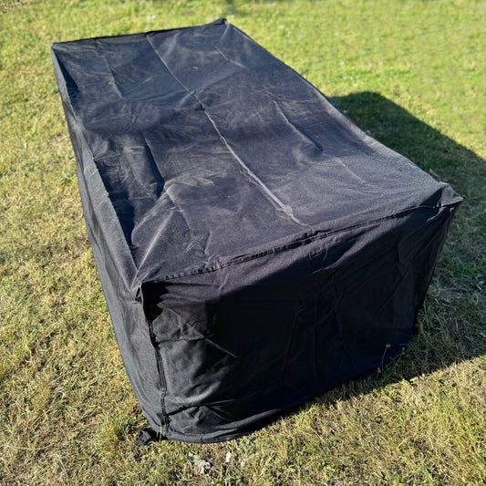 Premium Waterproof Table Garden Furniture Cover in Black (2.05m)