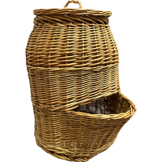 Wicker Willow Onion Hopper Kitchen Storage