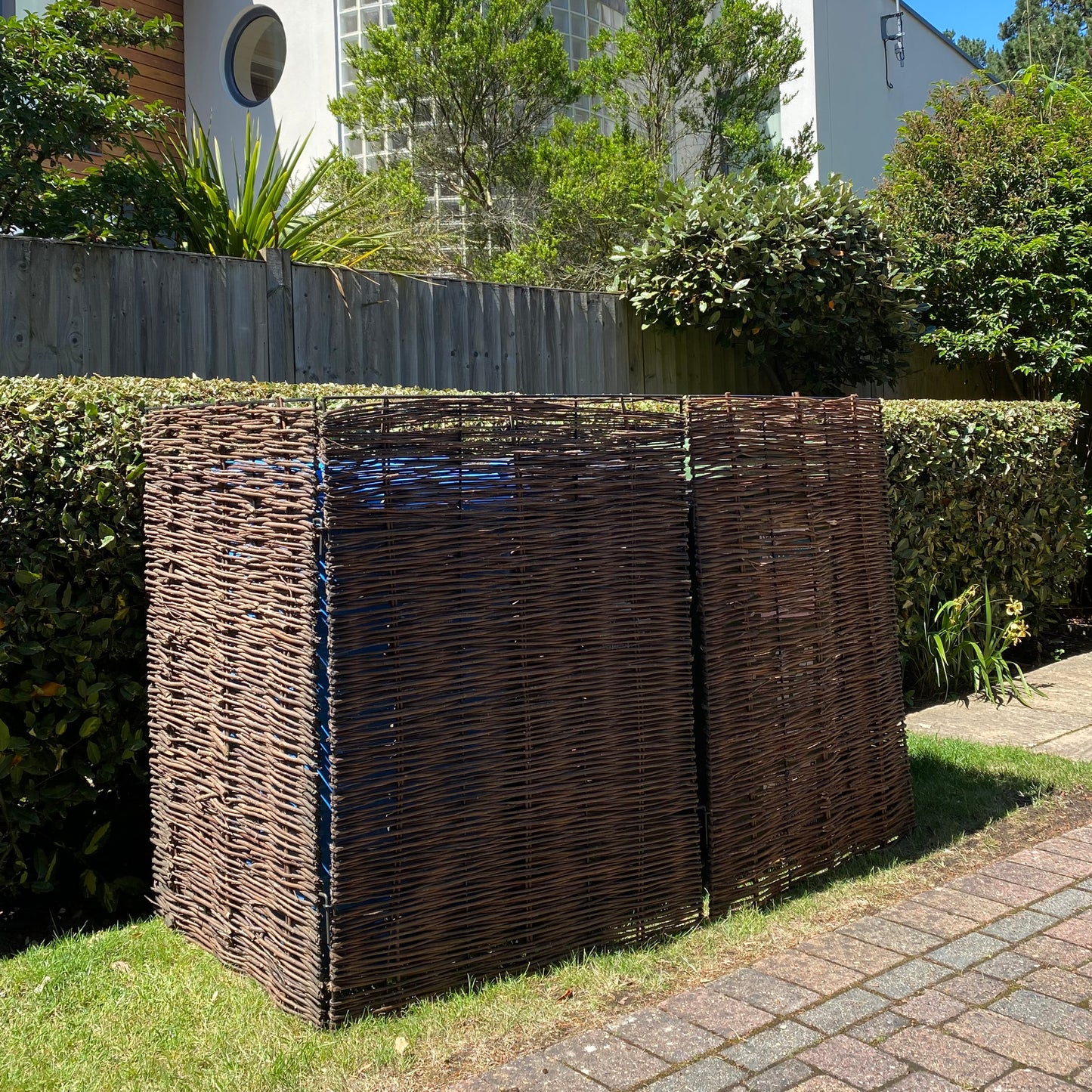 Willow Wheelie Bin Screen (Triple)