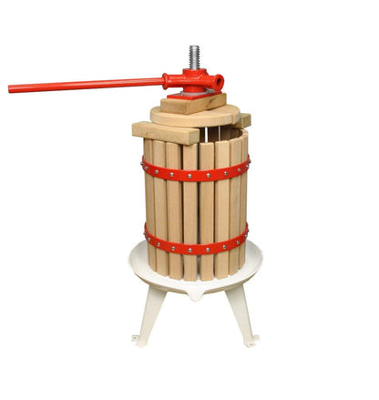 Traditional Fruit and Apple Press (6 Litre) with Straining Bag - Damaged Box Stock
