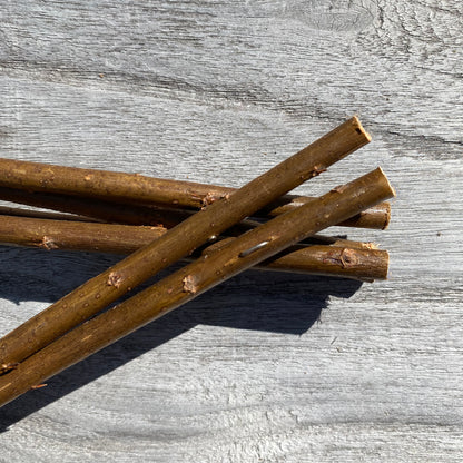 Pair of Expanding Willow Garden Obelisks (1.5m)