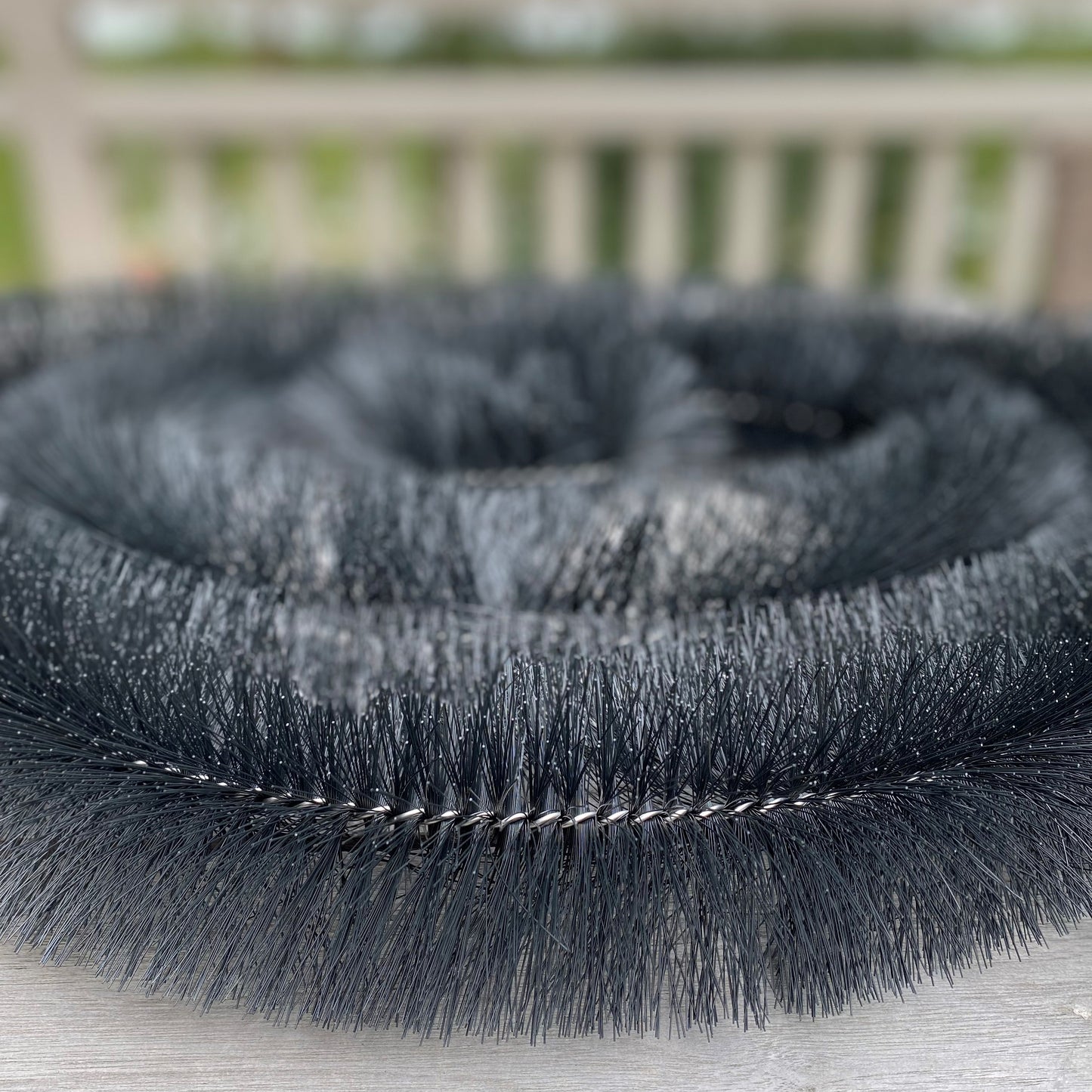 20m Black Gutter Brush Leaf & Moss Guard Protection (5 Rolls)