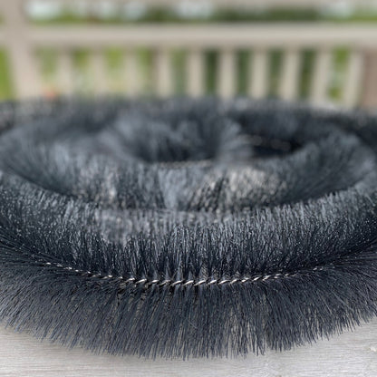 20m Black Gutter Brush Leaf & Moss Guard Protection (5 Rolls)
