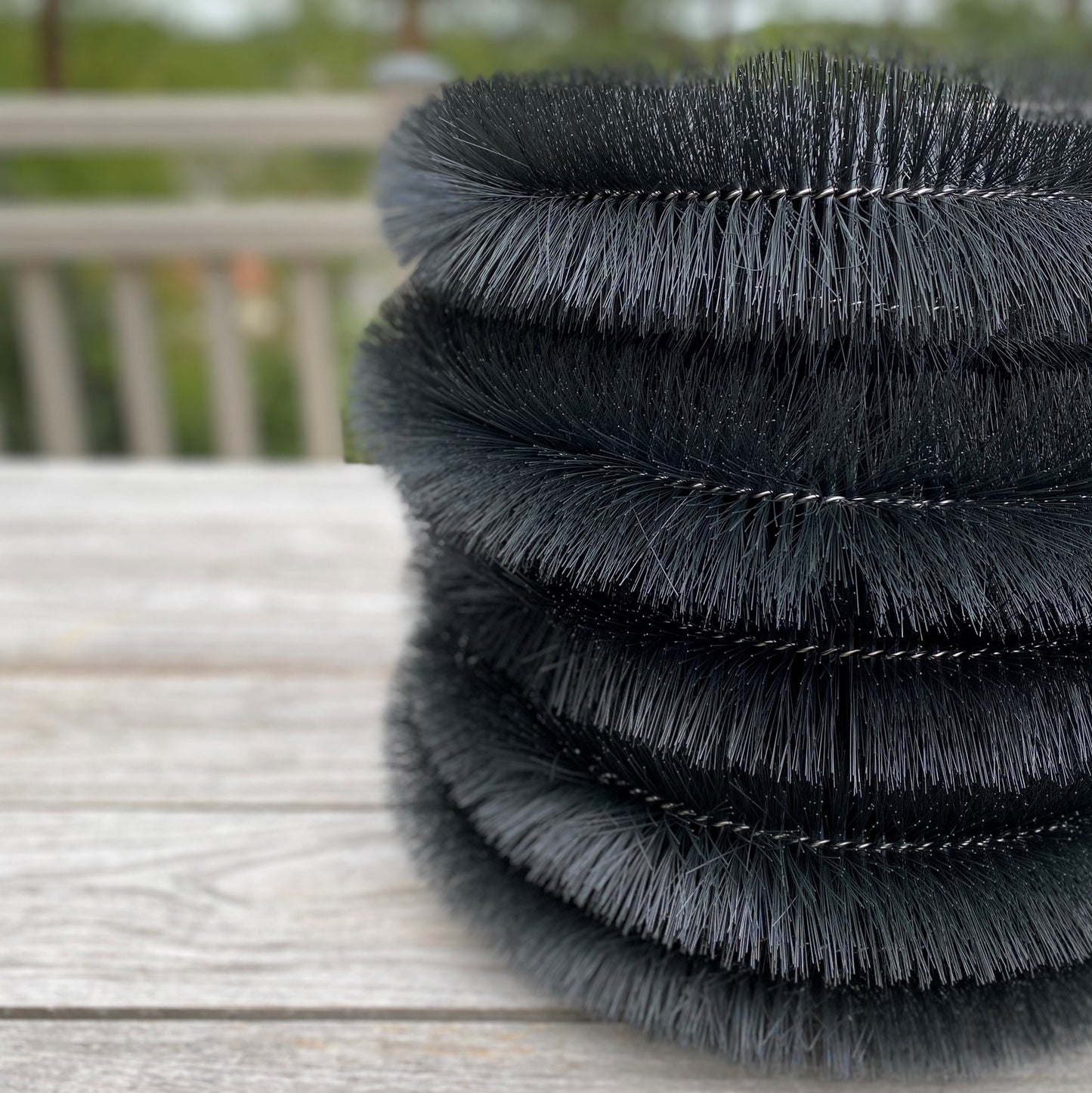 20m Black Gutter Brush Leaf & Moss Guard Protection (5 Rolls)