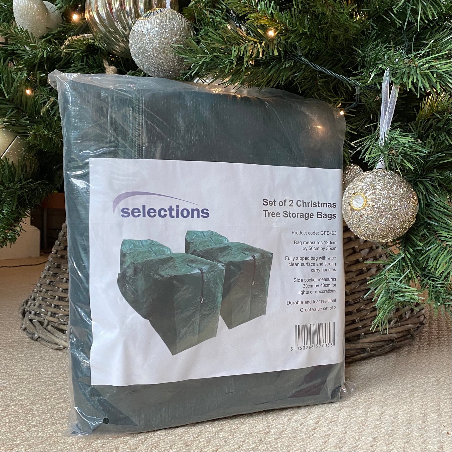 Christmas Tree Storage Bags (Set of Two)