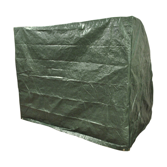 Waterproof 3 Seater Swing Hammock Garden Bench Cover in Green (1.68m)