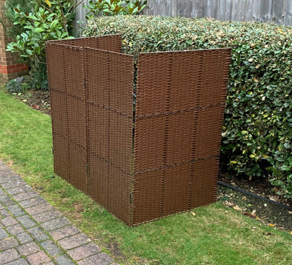 Side Panel For Double Rattan Wheelie Bin Screen GFH690