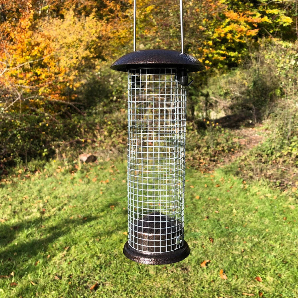Metal Complete Bird Feeding Station with 4 Feeders with Stabiliser Stand