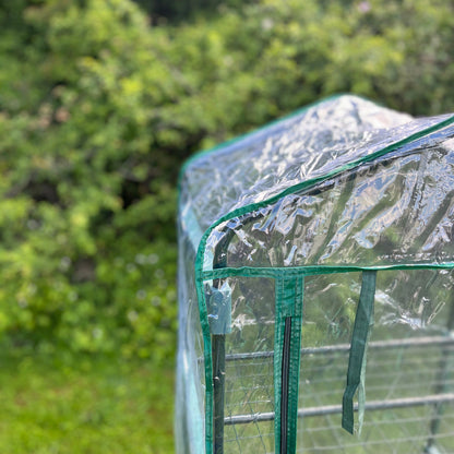 Four Tier Mini Greenhouse with Clear View Cover