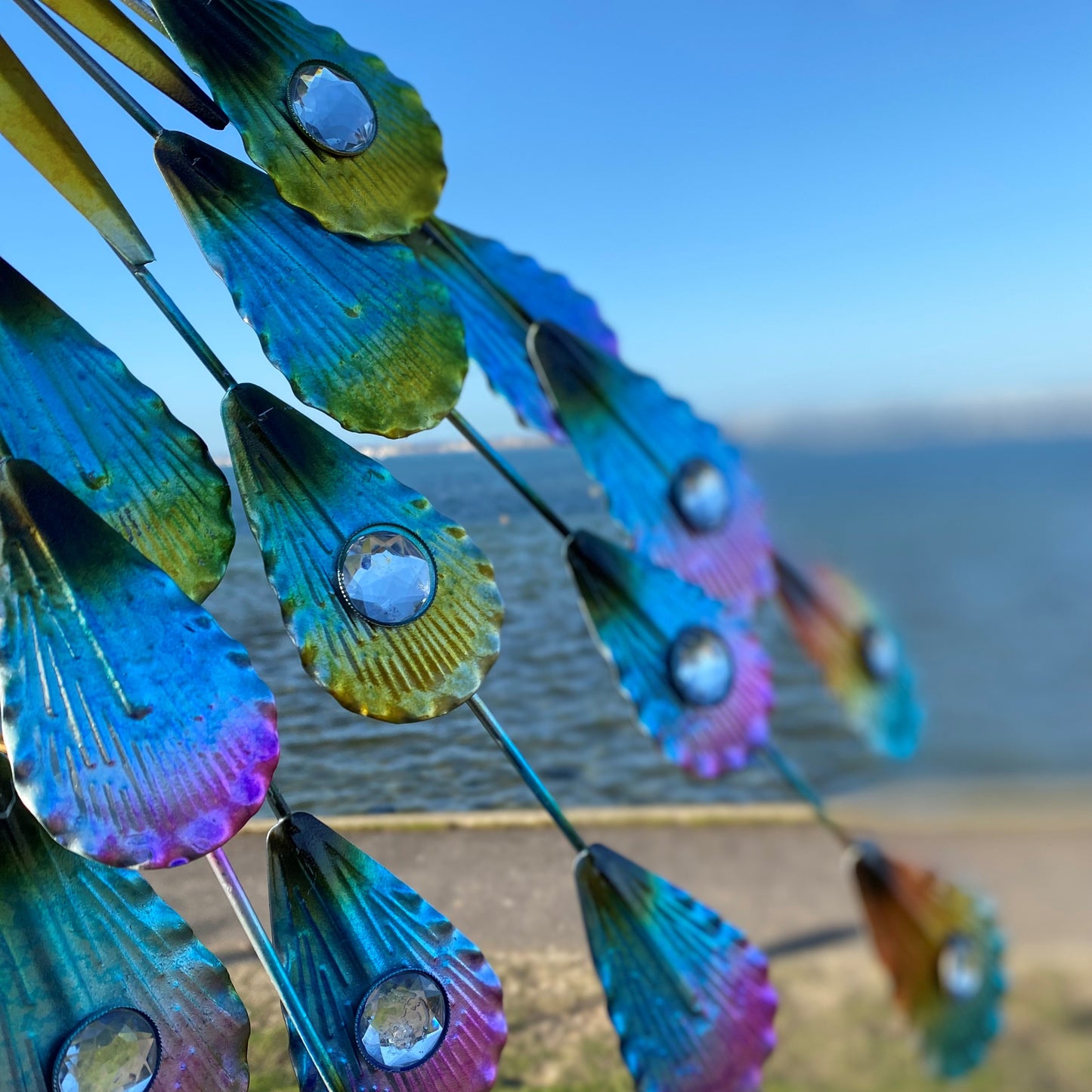 Strutting Peacock Solar Light Garden Ornament