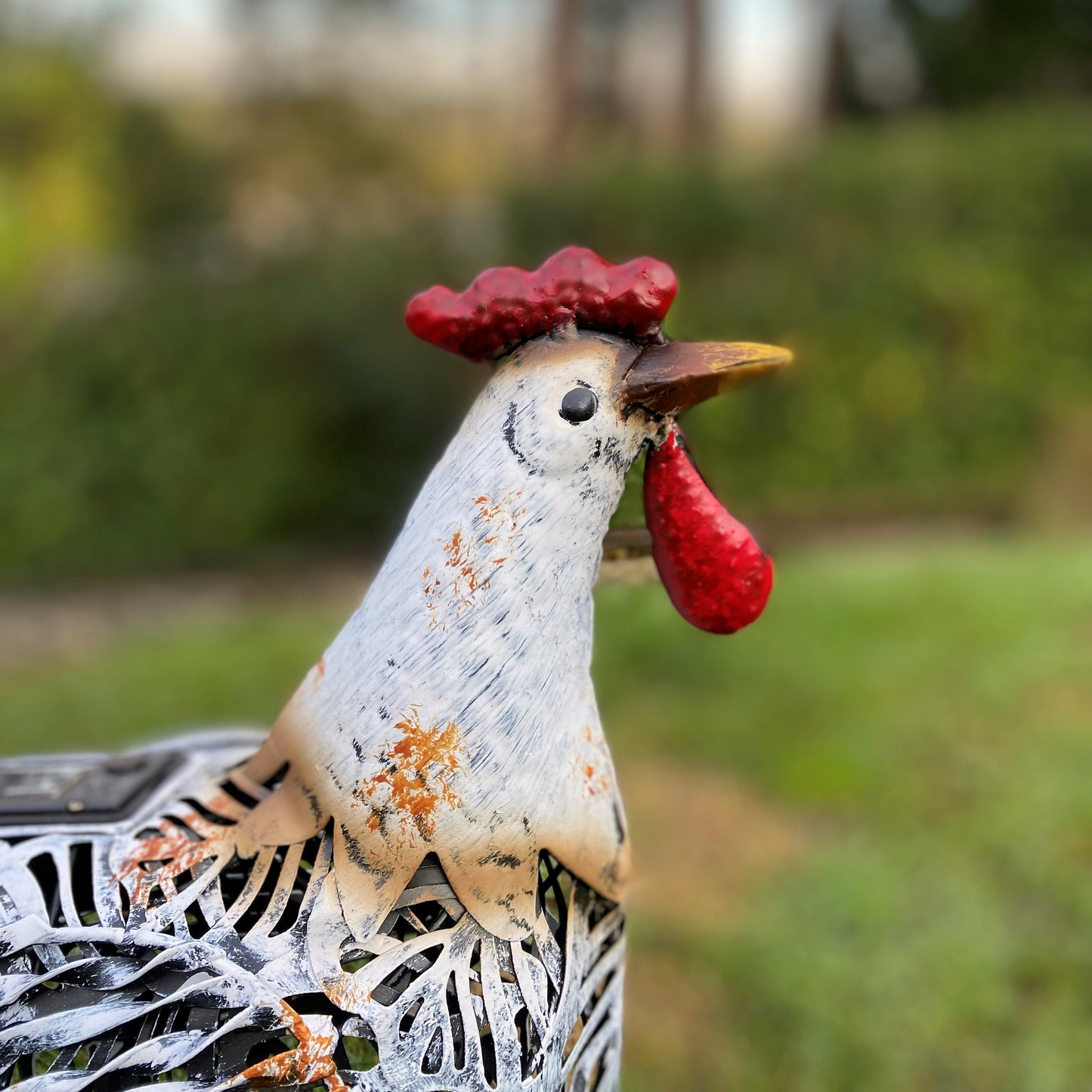 Hen Solar Light Garden Ornament