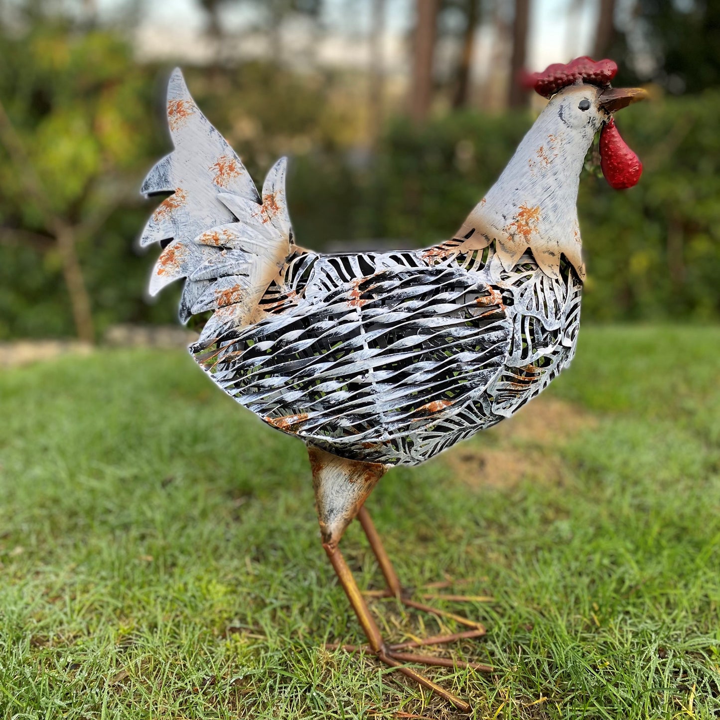 Hen Solar Light Garden Ornament