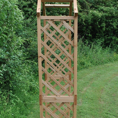 Replacement Side Panel Part D for Wooden Garden Arch with Curved Top GFH798