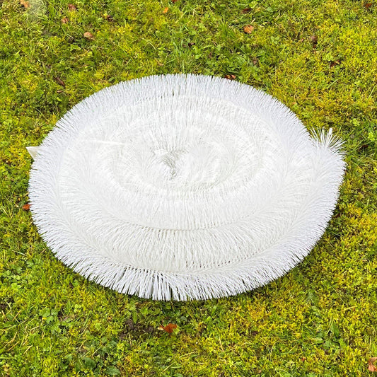 4m White Gutter Brush Leaf & Moss Guard Protection (1 Roll)
