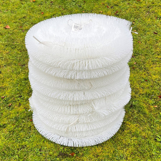 40m White Gutter Brush Leaf & Moss Guard