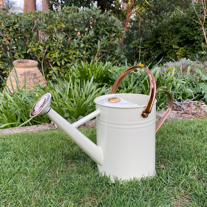 Heritage Cream & Copper Watering Can (3.5 Litre)