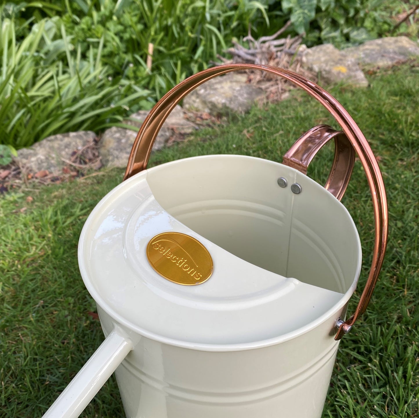 Heritage Cream & Copper Watering Can (3.5 Litre)