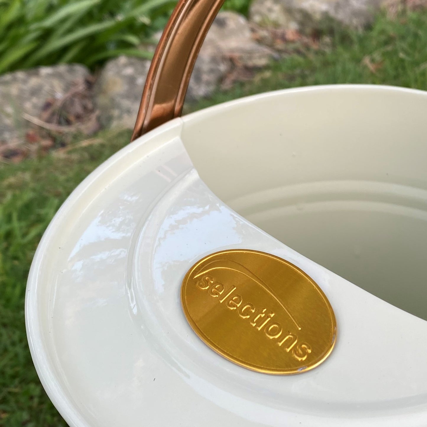 Heritage Cream & Copper Watering Can (3.5 Litre)