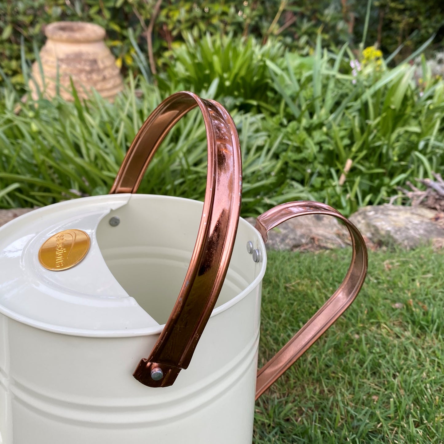 Heritage Cream & Copper Watering Can (3.5 Litre)