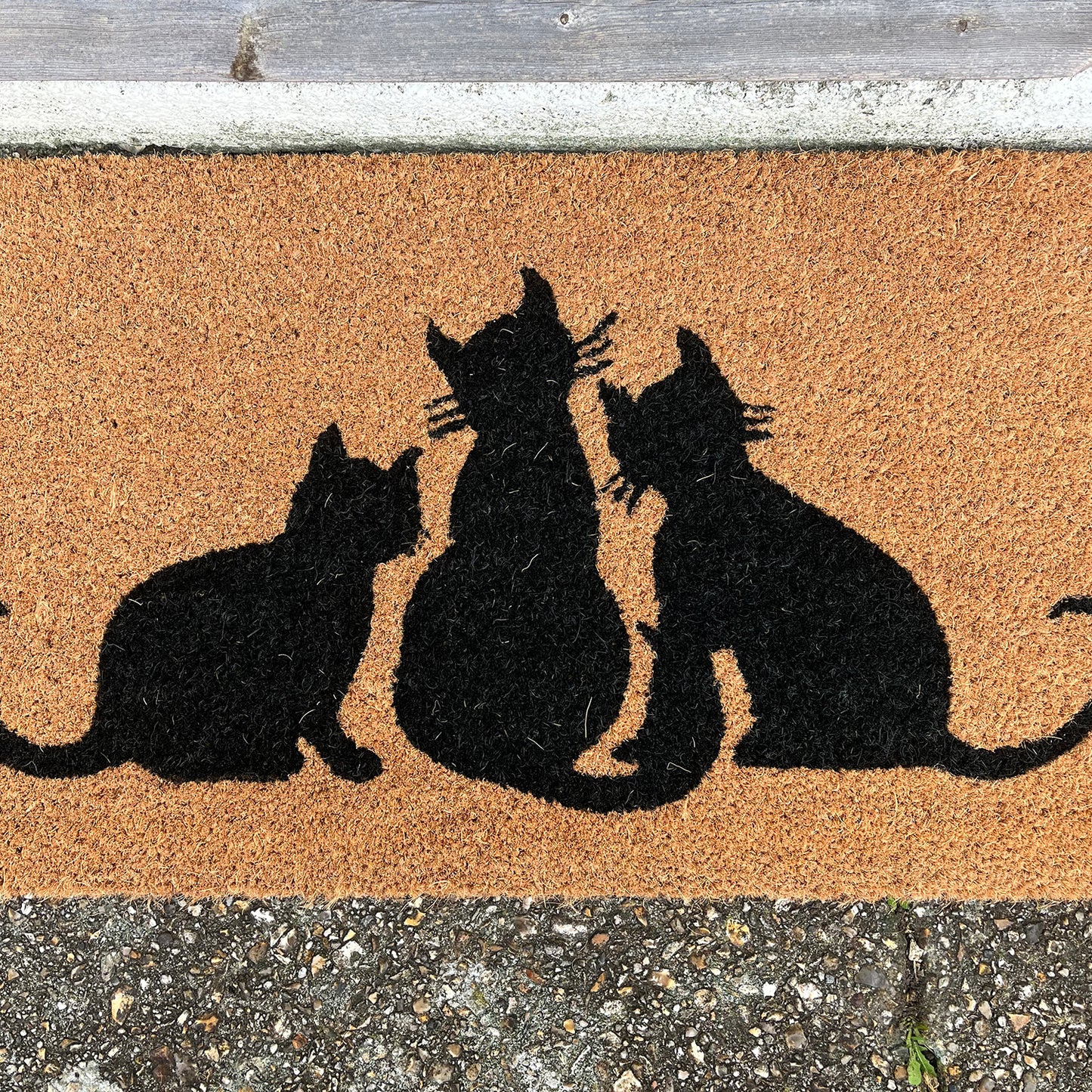 Cat Family Indoor & Outdoor Coir Doormat