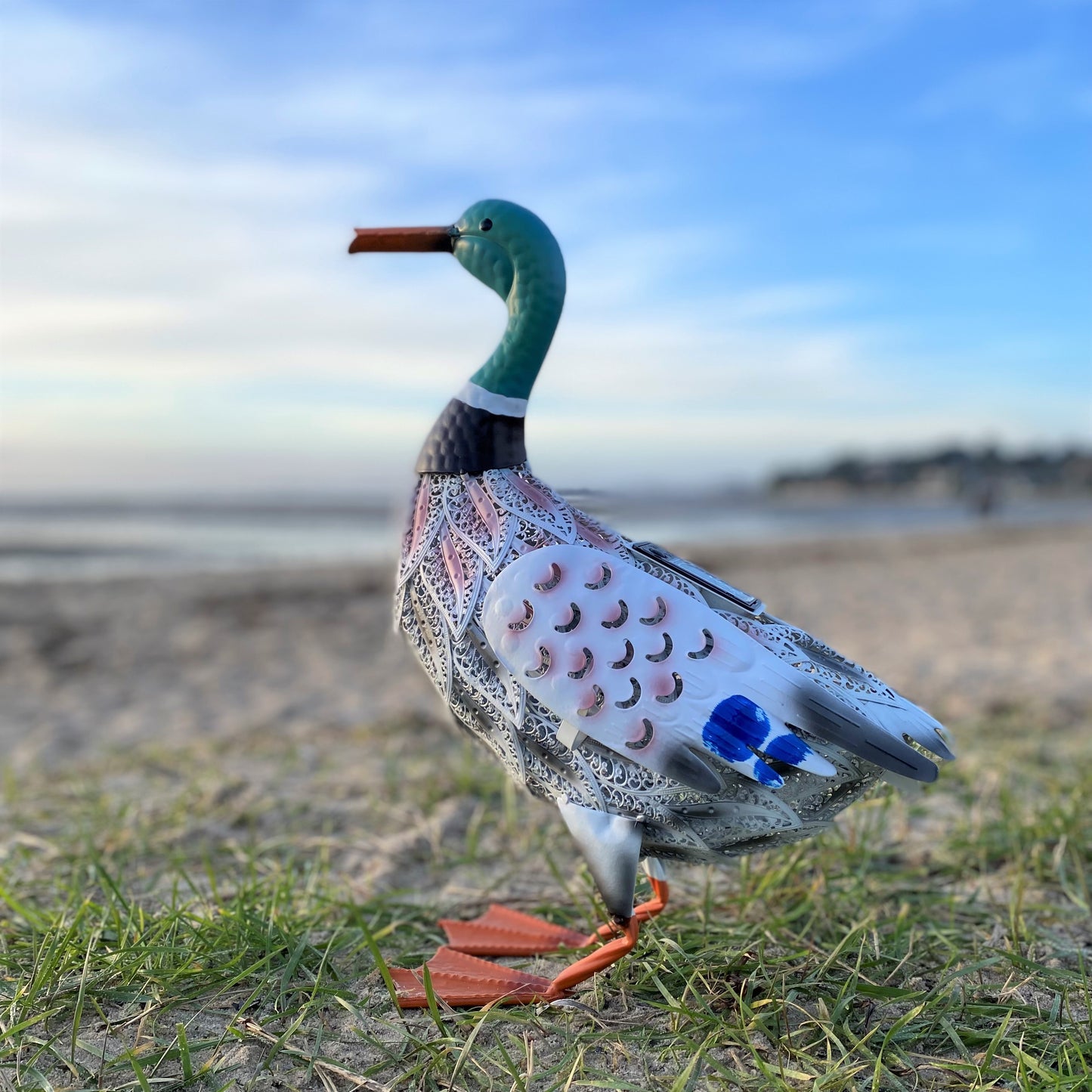 Duck Solar Light Garden Ornament