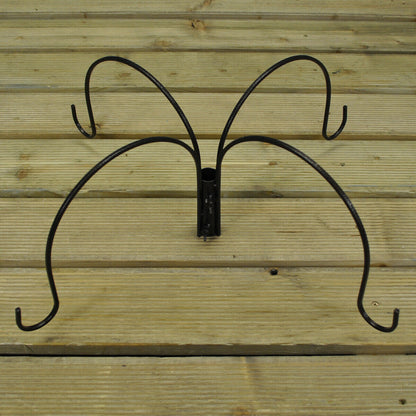 Feeding Station Metal Hanging Bracket Hook for 4 Bird Feeders