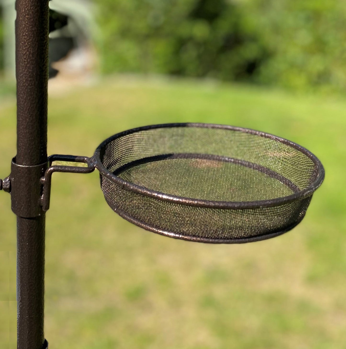 Water Dish, Mesh Seed Dish & Bracket Set for Selections Metal Bird Feeding Stations