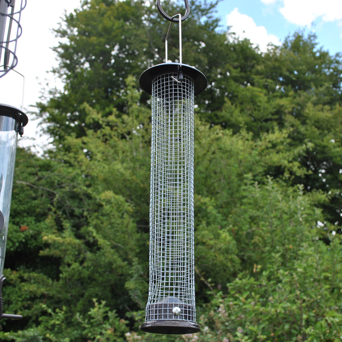 Metal Complete Bird Feeding Station with 4 Large Feeders & Stabiliser Stand