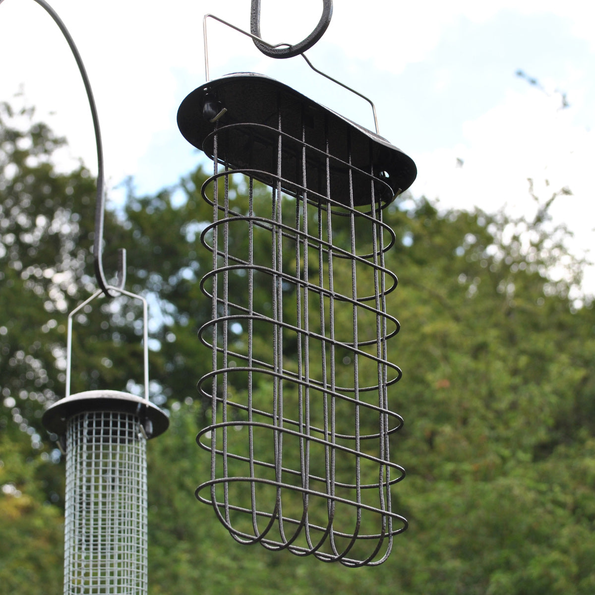 Metal Complete Bird Feeding Station with 4 Large Feeders & Patio Stand