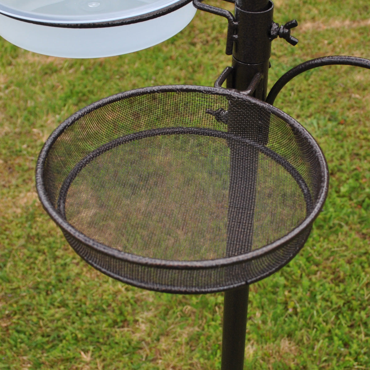 Metal Complete Bird Feeding Station with 4 Large Feeders & Stabiliser Stand