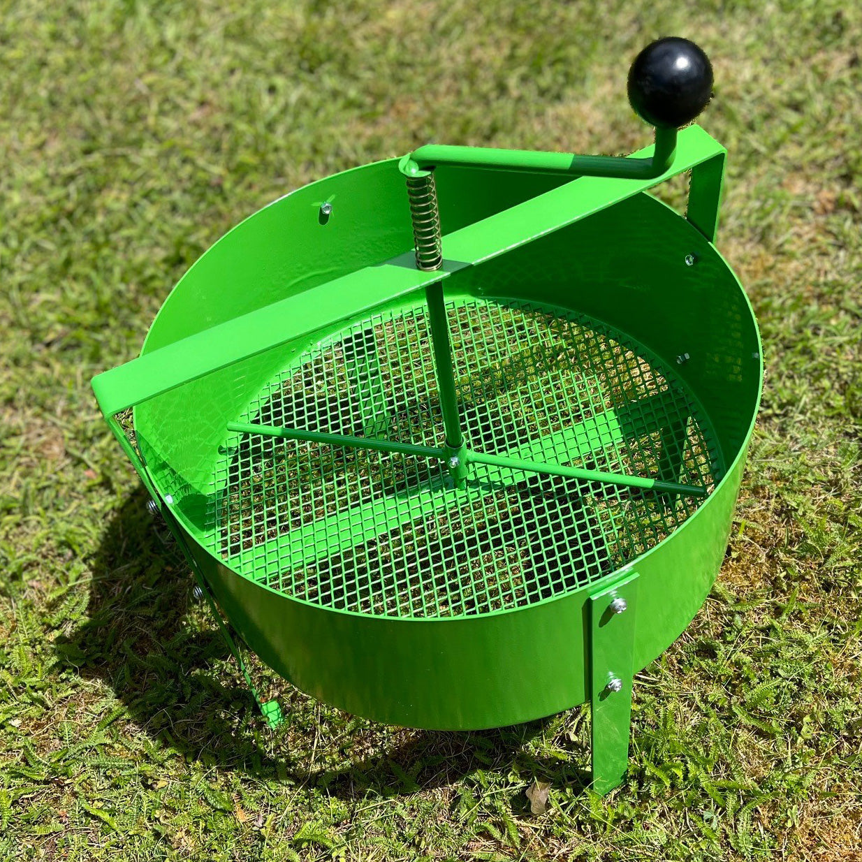 Rotary Soil Sifter Compost Sieve Large Earth Riddle Screener – Selections