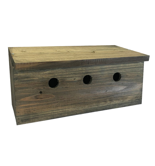 Sparrow Colony Terrace Wooden Nesting Box - Damaged Box Stock