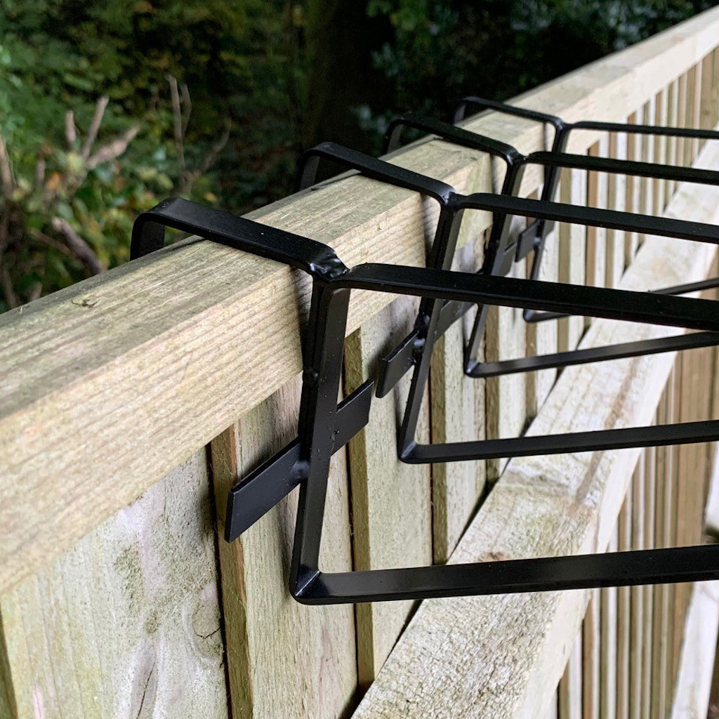 Hanging Basket Brackets for Wooden Fence Panels (Set of 4)