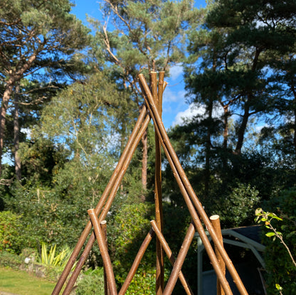 Pair of Expanding Willow Garden Obelisks (1.2m)