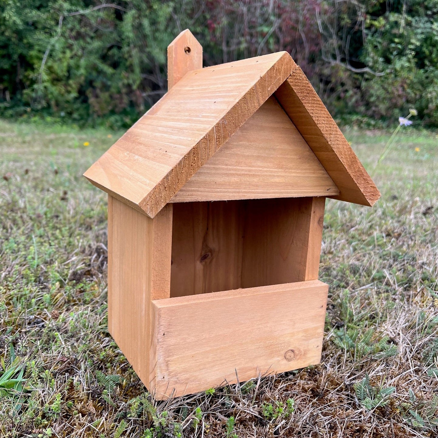 Large Wooden Robin Birdhouse Garden Nest Boxes (Set of 2)