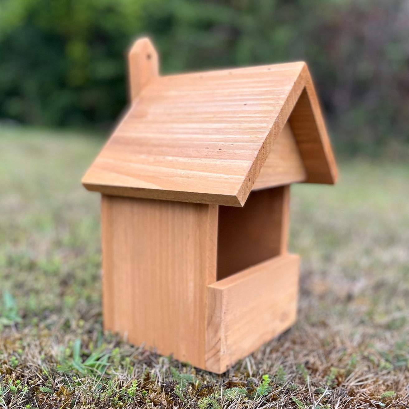 Large Wooden Robin Birdhouse Garden Nest Boxes (Set of 2)