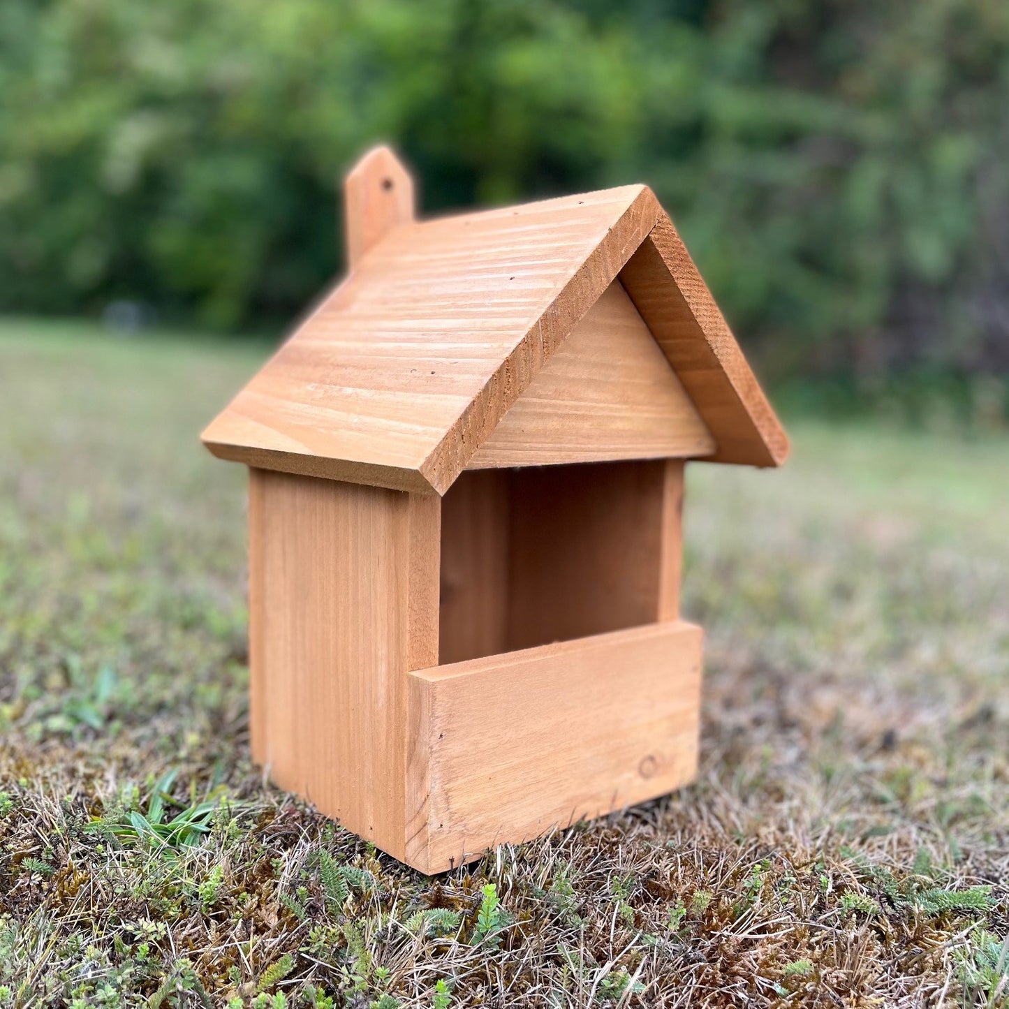 Large Wooden Robin Birdhouse Garden Nest Boxes (Set of 2)