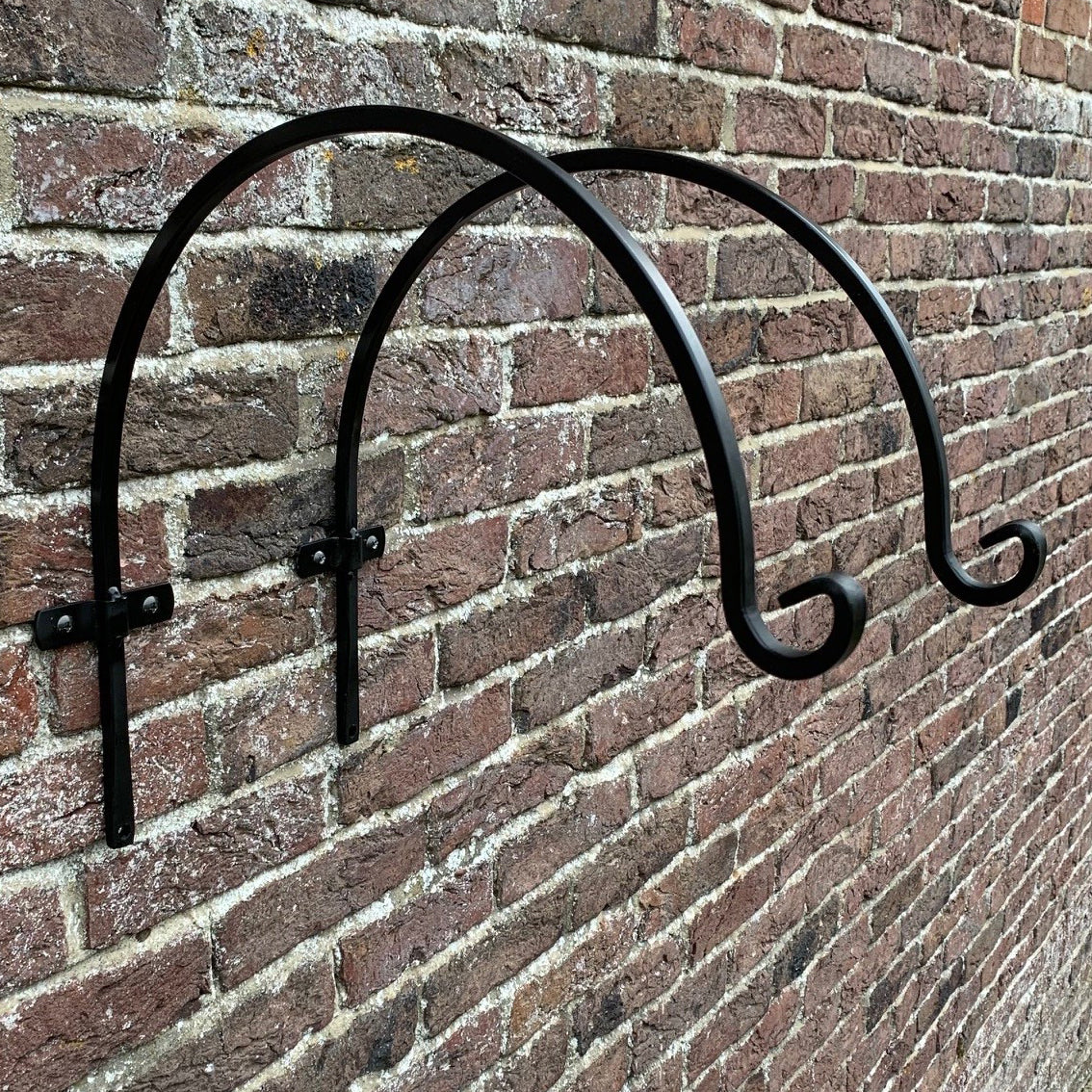 Metal Round Hanging Basket Hooks (40cm) Set of 4