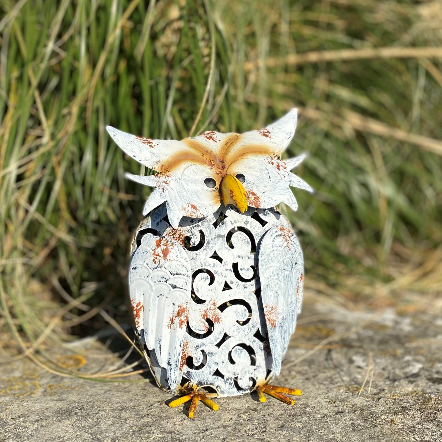 Owl Solar Light Garden Ornament