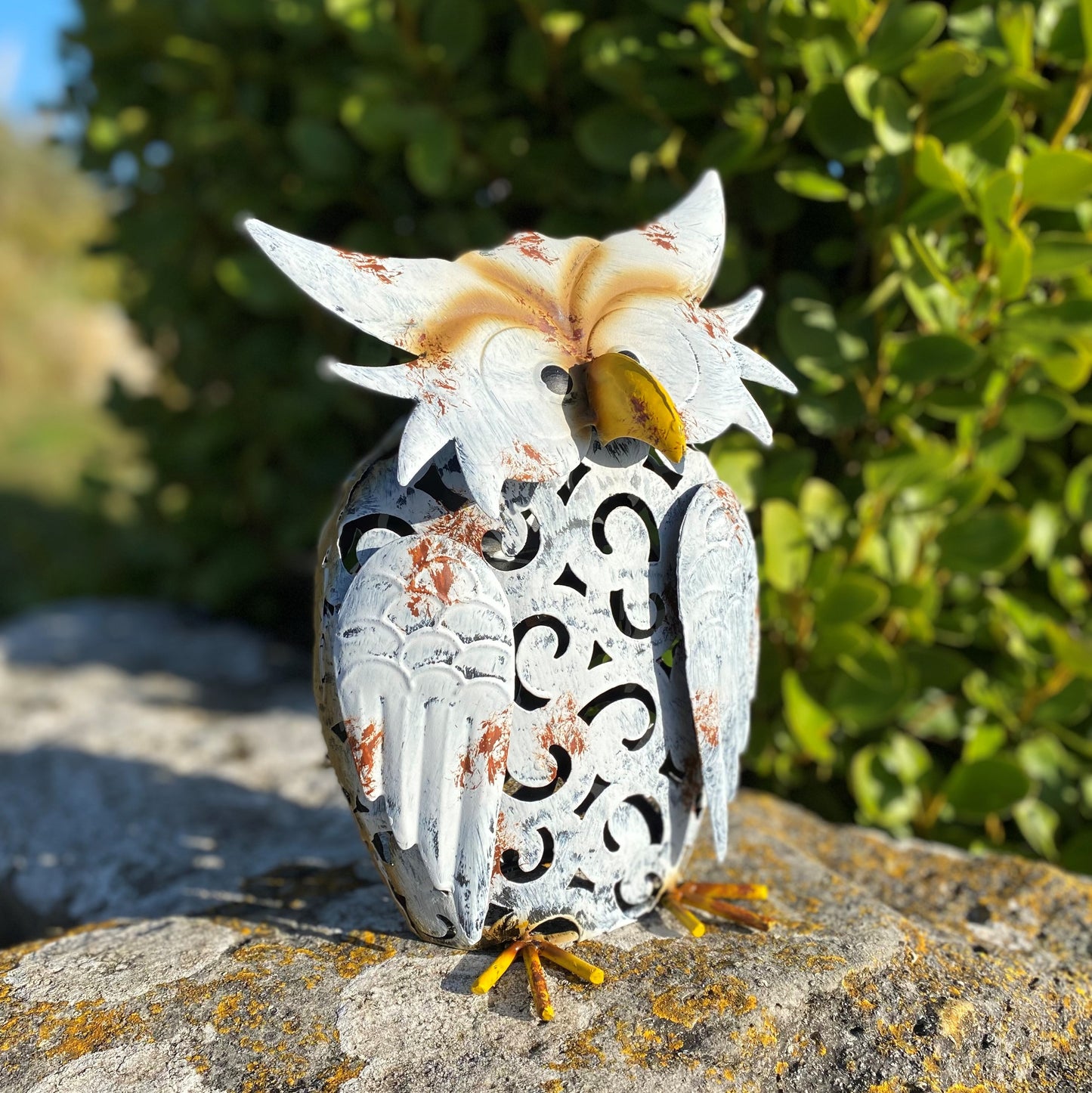 Owl Solar Light Garden Ornament