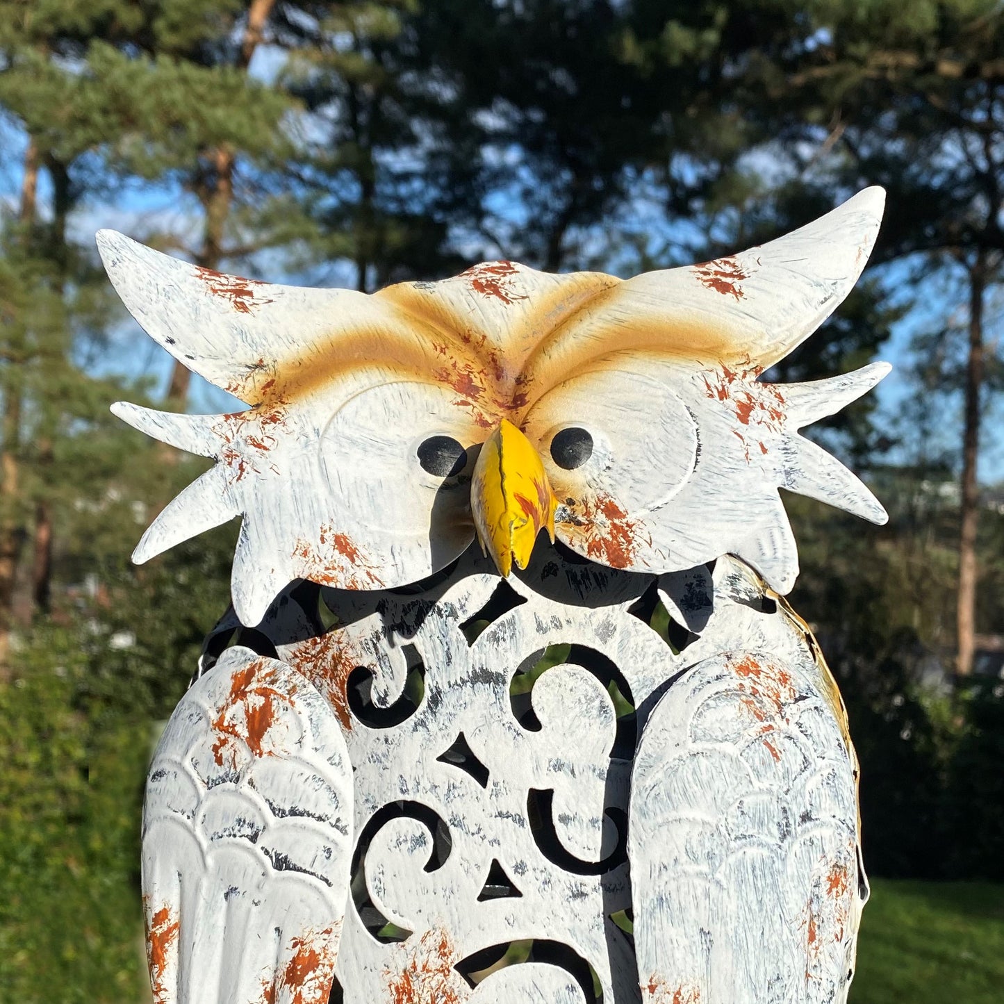 Owl Solar Light Garden Ornament