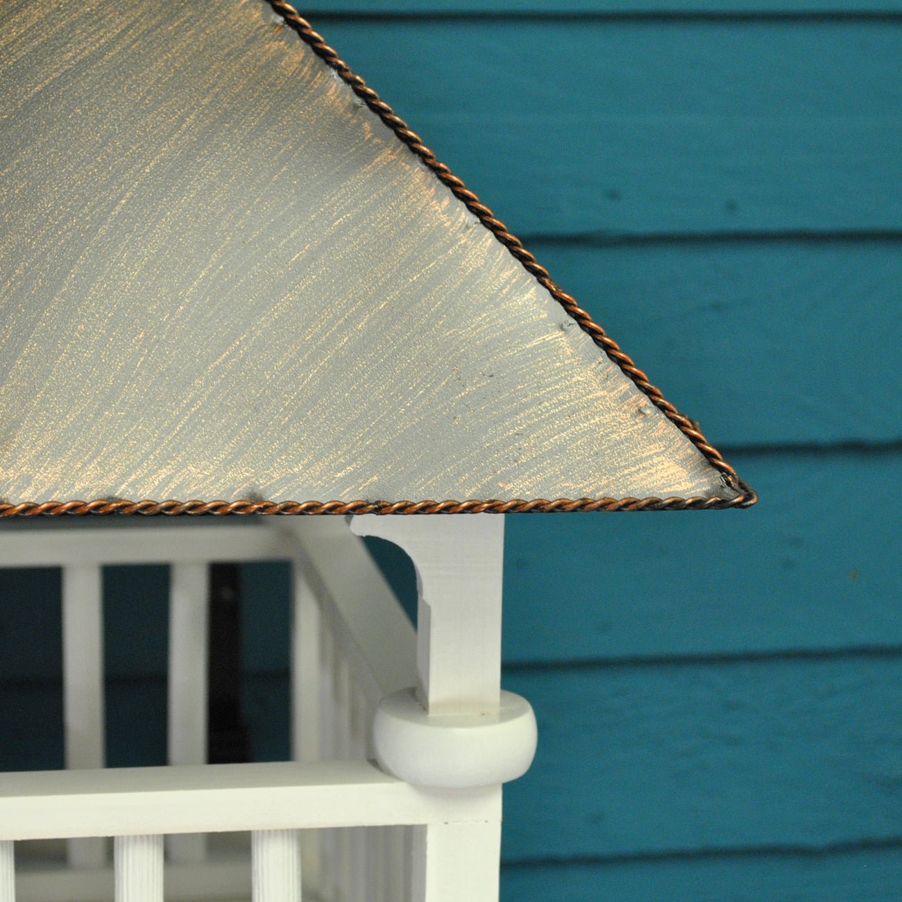 St Brelades White Wooden Bird Table