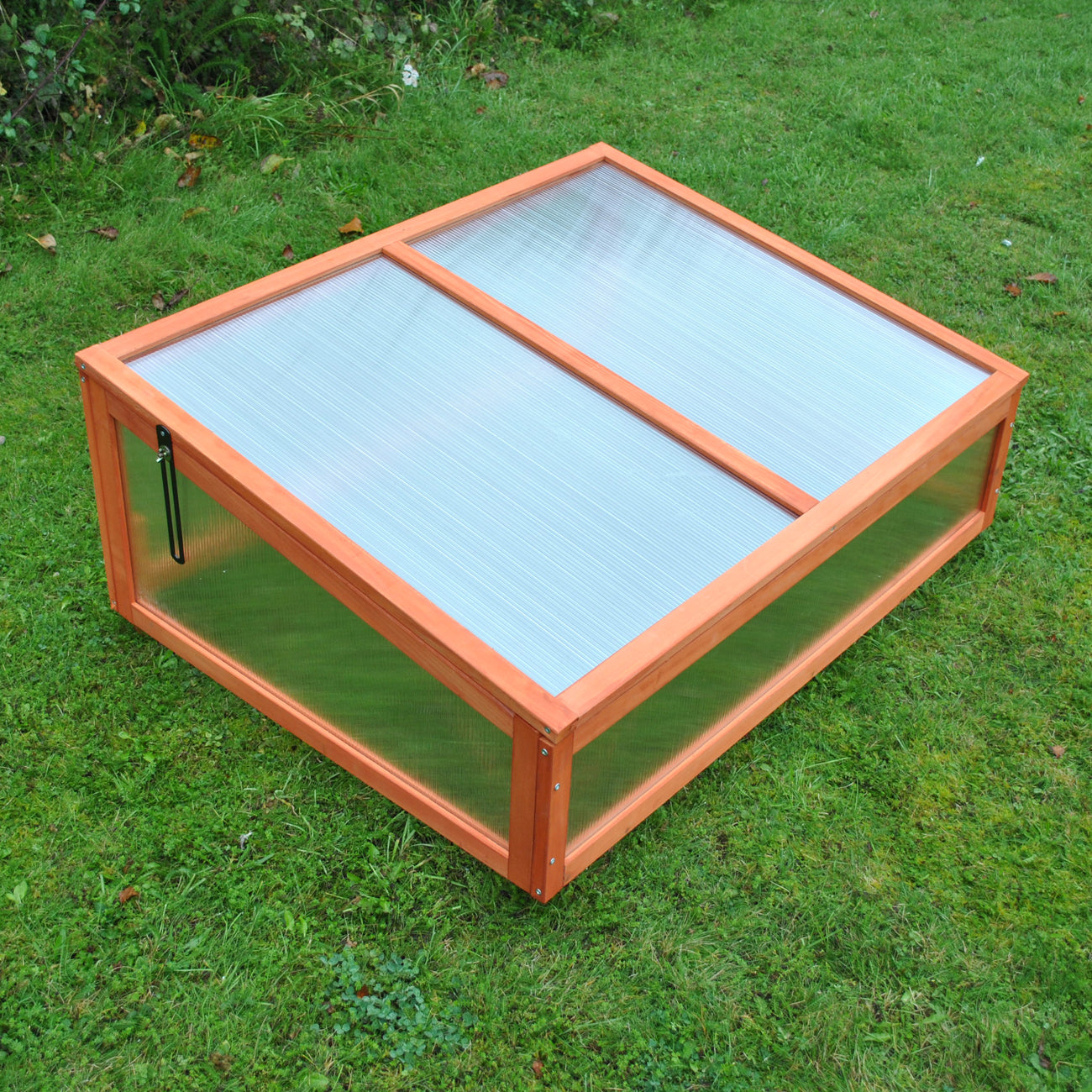 Polycarbonate Cold Frame for Medium Wooden Raised Vegetable Bed Planter